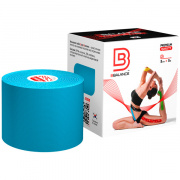 Кинезио тейп Bio Balance Tape Premium Quality 5см х 5м голубой.