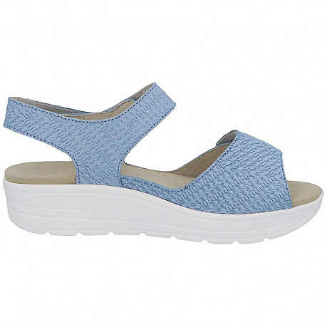 Сандали Solidus Greta женские 48000-G-80437 голубые. Изображение 3 из 6