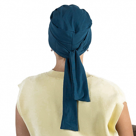 Убор головной Golova Мари 77-19-O-PETROL петроль. Изображение 3 из 3