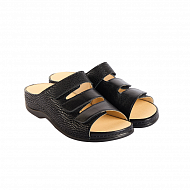 Сабо ортопедические Dr Thomas женские DTD-002-3 черная рептилия.